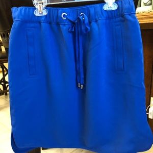 Ann Taylor Royal Blue Drawstring Skirt MP